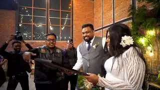 Sri Lanka's 1st ever Motorcycle club wedding with the MC full suit