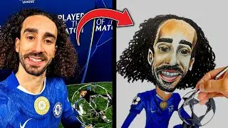 Dibujando!! A Marc Cucurella aplastó a lamine yamal y se quedó con el MVP ⚽✏️