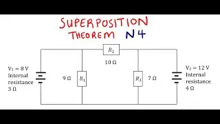 INDUSTRIAL ELECTRONICS N4 SUPERPOSTION THEOREM JULY 2022 QUESTION 1 @mathszoneafricanmotives