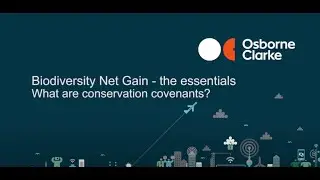 Biodiversity Net Gain - the essentials | What are conservation covenants?