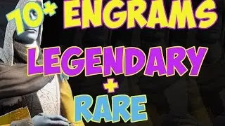 Destiny: 70 ENGRAM OPENING! Legendary and Rare - Cryptarch Decrypting