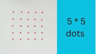 Easy 5×5 Dots Rangoli | Simple Kolam Shorts #rangoli #easyrangoli #art #muggulu #kolam 