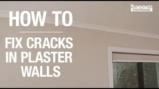 How To Fix Cracks In Plaster Walls - Bunnings Warehouse