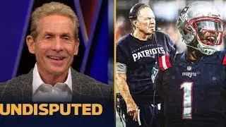 UNDISPUTED | Skip Bayless reacts Cam benched after throwing 3 Int in Patriots 33-6 loss to 49ers