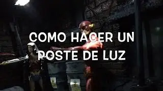 TUTORIAL. COMO HACER ACCESORIOS PARA DIORAMAS (POSTE DE LUZ)