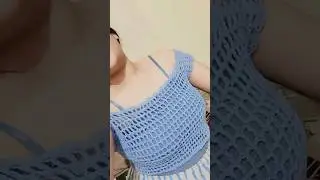 First time crocheting #song #crochet #top #crochet forbeginners