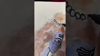 I painted shiv-Parvati..🥰 #paintingtutorial #artvideo #minivlog #shivparvati #mahadev #explore