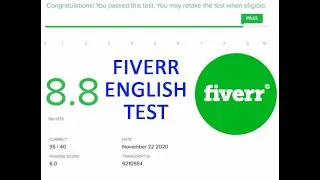 Fiverr English test 2020