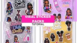 VIRAL STICKER PACK TUTORIAL