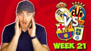 LA LIGA WEEK 21 PREDICTIONS & TIPS | REAL MADRID TRAVEL TO VILLARREAL & BARCELONA HOST REAL OVIEDO!