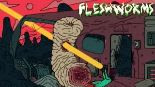 A funny short pixel clicker game | FleshWorms Gameplay - Uppishgames