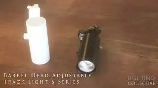 Barrel Head Adjustable Track Light S-series | Lighting Collective
