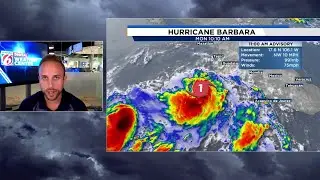Barbara becomes the first northern hemisphere hurricane of the year