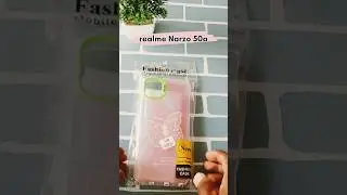 REALME . Narzo 50a 😀 back cover unboxing 😯