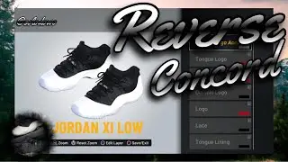 HOW TO MAKE Air Jordan 11 Low &ldquo;Reverse Concord&rdquo; In NBA 2K22 Shoe Creator