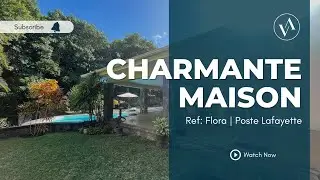 A vendre charmante maison de 4 chambres avec piscine privée à Poste Lafayette, Ile Maurice