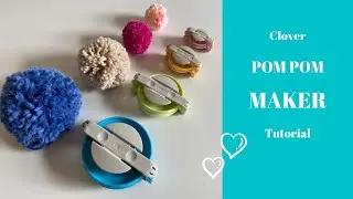 S&aring;dan laver du en Pompon med Clover Pompom maker