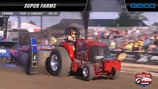 PPL 2016: Super Farm tractors pulling at the Ohio State Benefit Pull - Friday