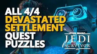 All Devastated Settlement Puzzles Star Wars Jedi Survivor