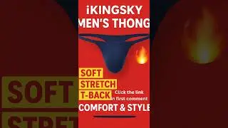 iKingsky Men&rsquo;s Thong Underwear 🔥 Soft Stretch T‑Back | Comfort & Style Review #shorts