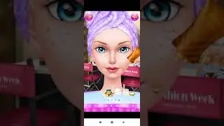 Barbie doll Fashion game//fashion contests game//facial makeup game