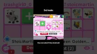 seeing what people offer for a cow🐮#roblox #trades #adoptme #value #pets #trading #adoptmetrading
