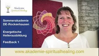 Energetische Heilerausbildung 2019 Rockenhausen Feedback 1 Liane
