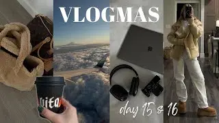 Traveling back home + going to the glittering lights in Vegas! VLOGMAS 15 & 16