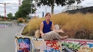 Der Hafenpark in Frankfurt am Main