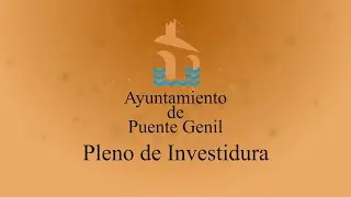 Pleno Investidura Ayuntamiento de Puente Genil en Grupo Comunica