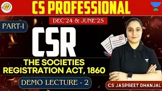 CS Professional Module 1 | Demo Session - 2 #csr #unacademy #companysecretary #csamitvohralawclasses