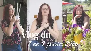 Premier vlog de 2026 (7 au 9 janvier) - renouveau, changement capillaire, boulot & petites douceurs
