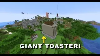 I Blew up a GIANT Toaster in Minecraft...