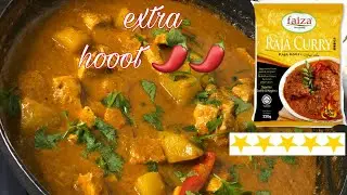 CHICKEN CURRY EXTRA HOT🌶 || REVIEW FAIZA (RAJA CURRY POWDER)