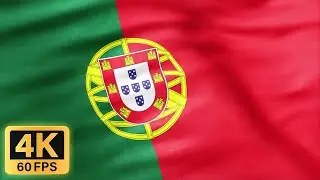 PORTUGAL FLAG 🇵🇹 1 HOUR 4K 60FPS