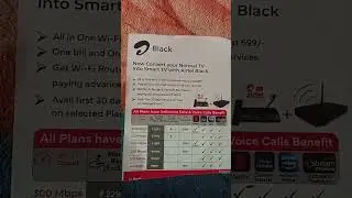 Airtel Black Monthly Plans✅️ | #airtel #airtelbroadband #shorts
