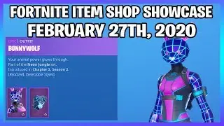 *NEW* NEON JUNGLE SET! (Fortnite Item Shop February 27th, 2020)
