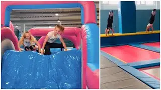 AirHop Düsseldorf 🤸‍♀️ Family Gymnastics in der Trampolinhalle