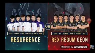 RSG VS RRG || Ling Xin Menggila di Match Awal || Indonesia vs Singapore