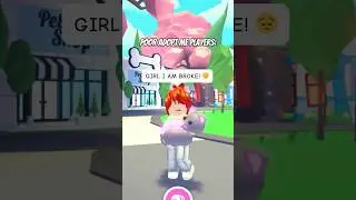 RICH VS POOR Adopt me players be like 😭 Cr: @ad0rbsara #game #rblx #roblox #adoptme #robloxgame