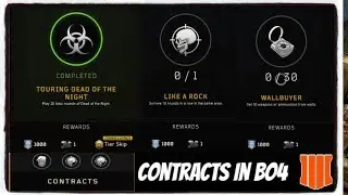 BO4 CONTRACTS IN ZOMBIES + MORE (Call of Duty: Black Ops 4)