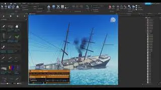 Fictional SS Atlantic sinking