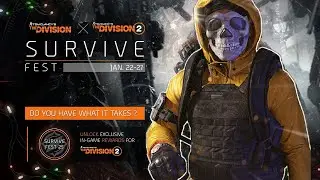 *BREAKING NEWS* The Division 2: CONFIRMS SURVIVE FEST starts TOMORROW with NEW BACKPACK TROPHY...
