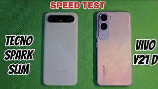 TECNO SPARK SLIM против VIVO Y21d | Тест скорости