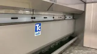 Turrini MB60 waterfall dust extractor newly installed