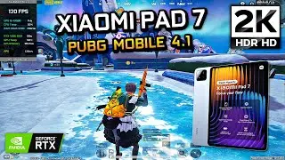 Xiaomi Pad 7 | PUBG MOBILE 4.1 - Frosty Funland | 60 FPS HDR Graphics (Gameplay)