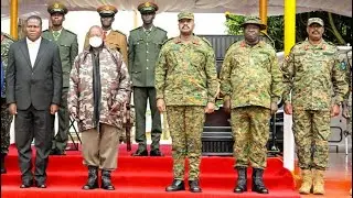 Museveni meets Gen. Muhoozi and UPDF High Command at Bombo as they elect 10 Parliament Reps