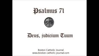 Psalm 71 in Latin