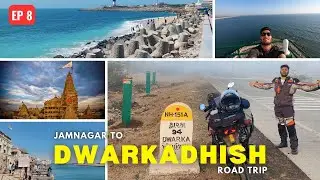 Riding to Dwarkadhish Temple | Jamnagar to Dwarka Adventure | Gujarat Road Trip EP 8
