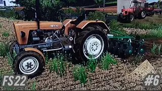💰Sprzedaż kostek słomy, przyjechał kupiec💰, talerzowanie ścierniska.🌾„Polska wieś”🌾💪 FS 22🌾#6🌾🌱🫜